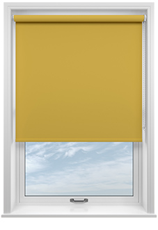 Palermo (Blackout), Mustard - Twist&Fit Roller Blind